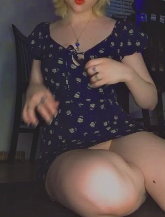 Would you suck on my pierced pale tits? ☺️?