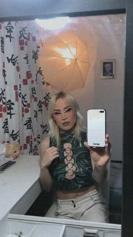 blonde findom goddess latina petite trans trans woman tribute gif
