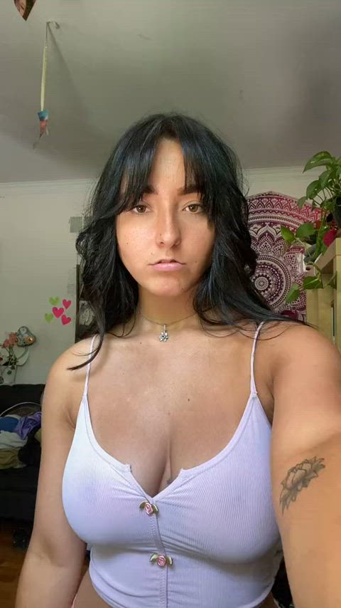 big tits see through clothing tiktok gif