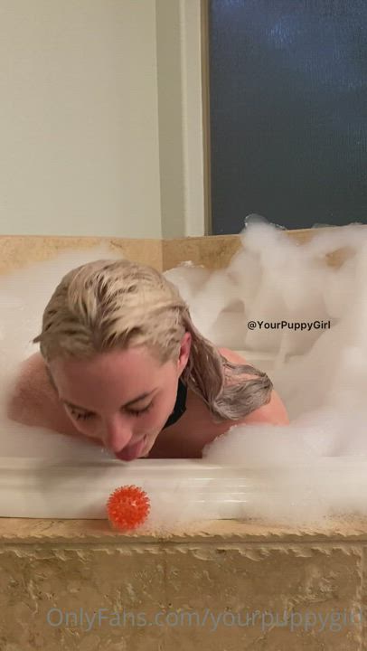 bath bathroom onlyfans puppy gif