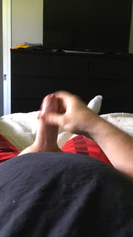 big dick cumshot uncircumcised uncut gif