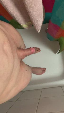 penis shower towel gif