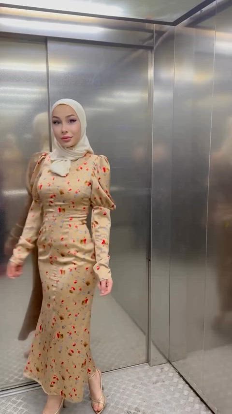 hijab muslim solo uniform gif