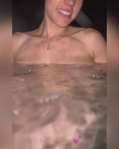 Come play with me in the hot tub