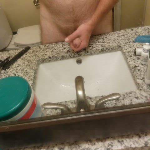 blue eyes male masturbation uncut gif