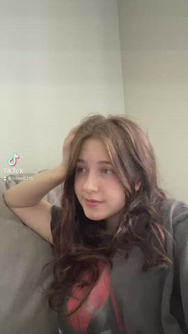 Brunette Facial Teen TikTok gif