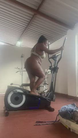 big ass ebony gym latina gif