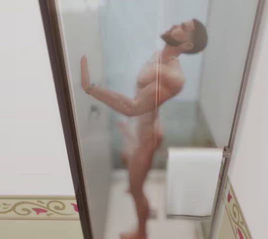 3d cum cumshot male male masturbation nsfw solo gif