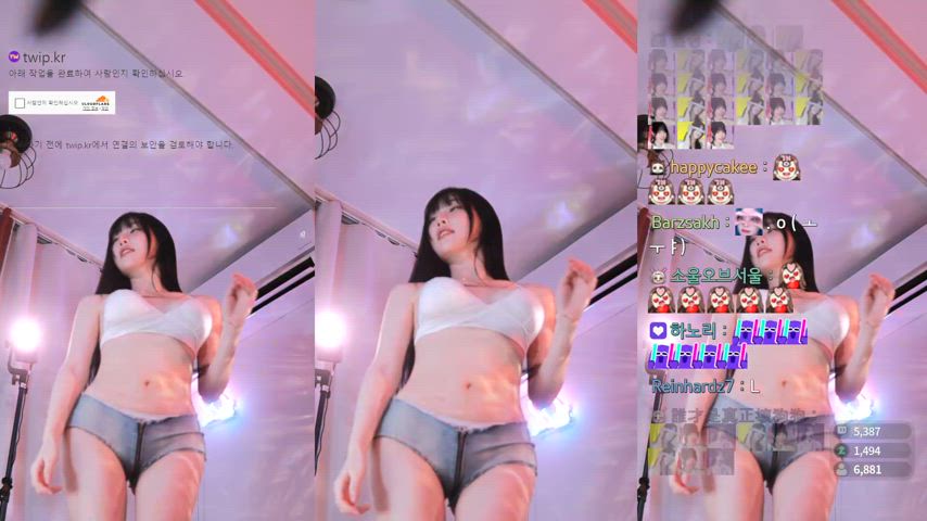 asian big tits dancing korean gif