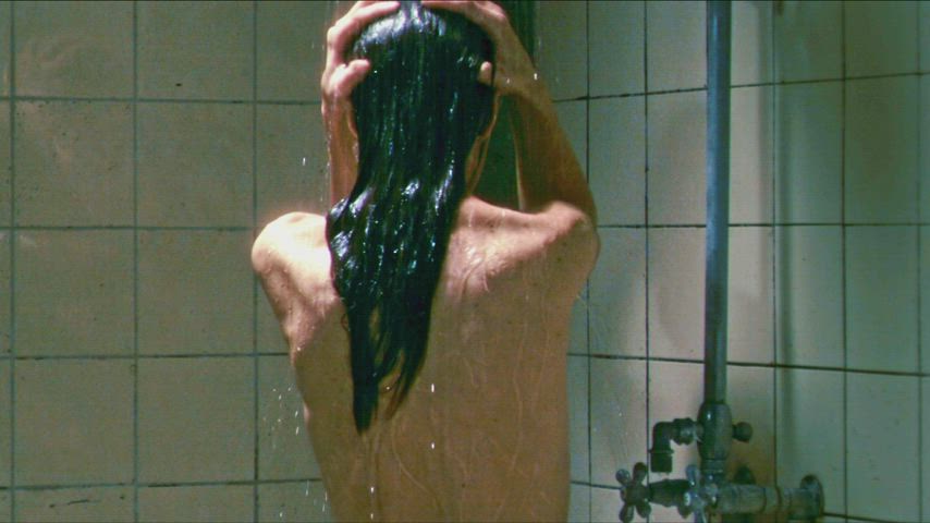 bath bathroom celebrity french nude shower soapy wet pussy wet and messy gif