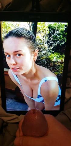 brie larson celebrity cum cumshot moaning tribute gif