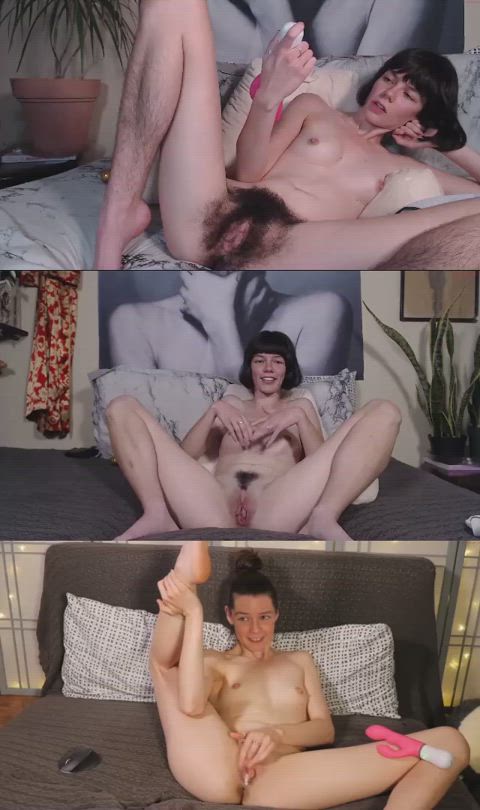 hairy pussy shaved pussy trimmed gif