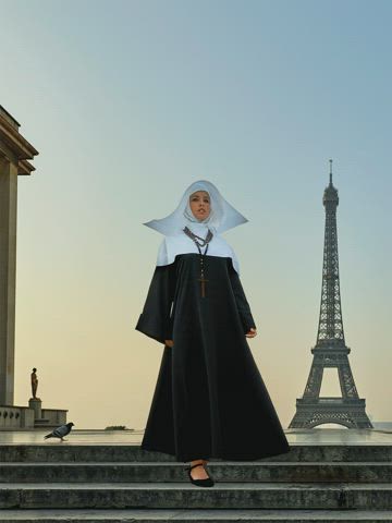 Babe Nun Public gif