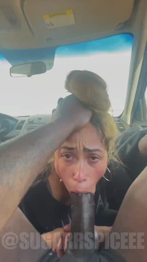 bbc blowjob cum in mouth cumshot deepthroat sloppy throat throat fuck throatpie throated