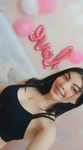 Braces Latina Petite Skinny gif