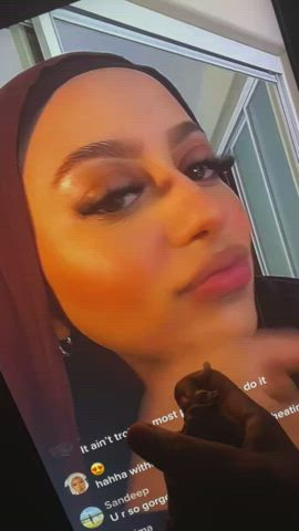 babecock hijab lips muslim tribute gif