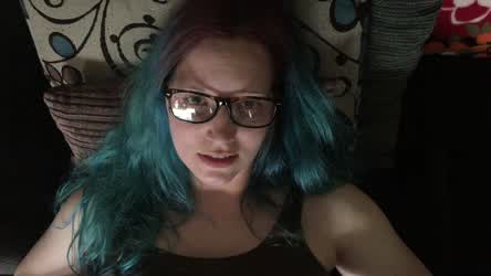 Blue Haired Tease