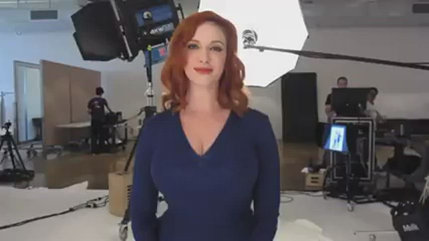 Big Tits Christina Hendricks Smile gif