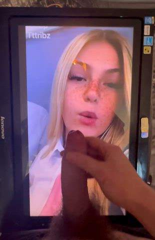 cock cum cumshot ejaculation masturbating teen tiktok tribbing tribute r/tributeme