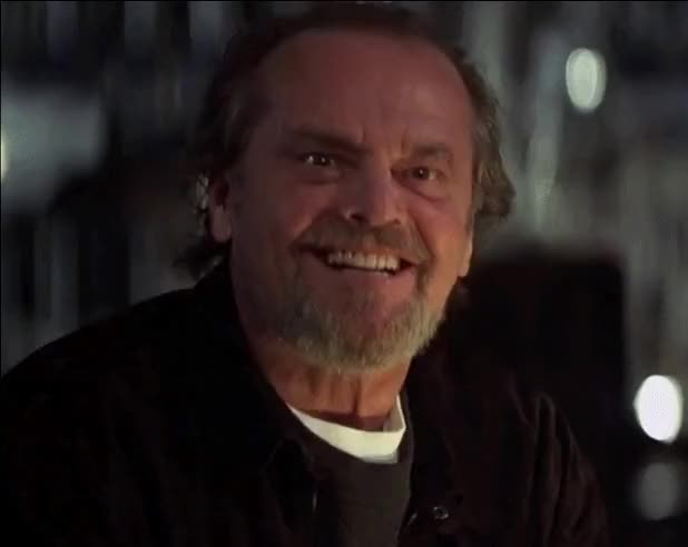 GIF Remake - Jack Nicholson Creepy Nod