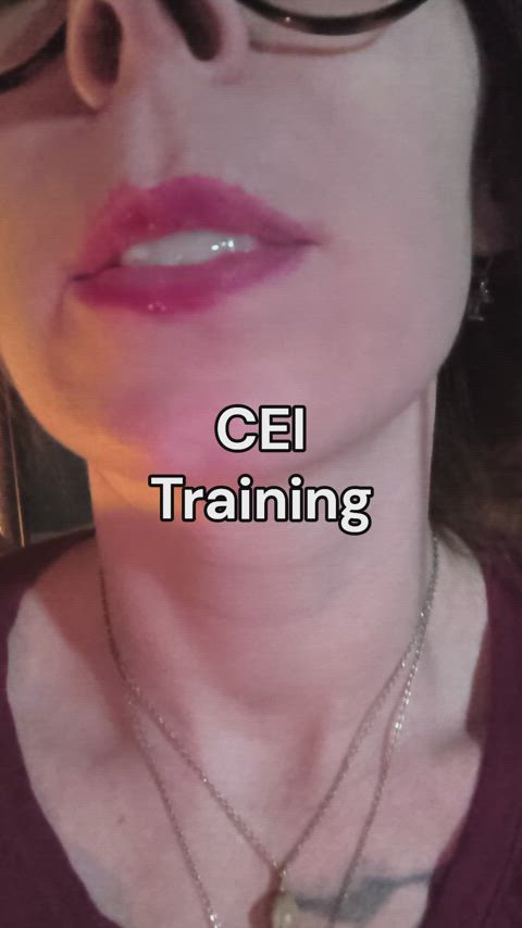 cum eating instructions cum in mouth cum swallow femdom joi trainer cuckolding femdom-humiliation