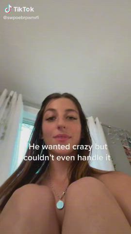 brunette pretty tiktok gif