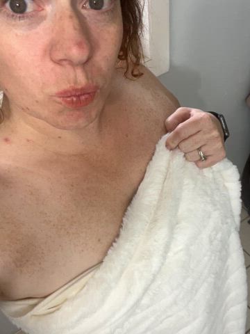 big tits freckles milf redhead gif