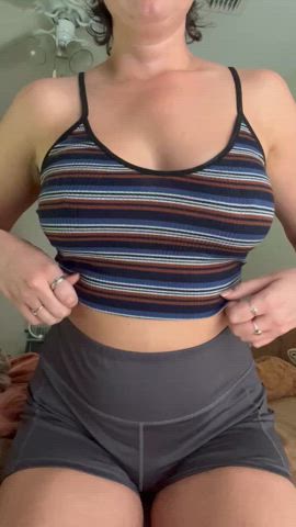 reveal tits titty drop gif