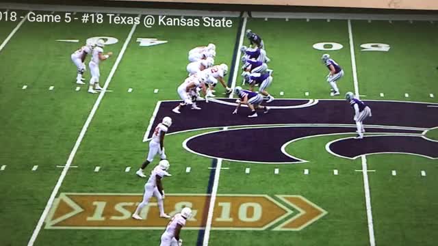 KANSAS STATE: Ehlinger misses Duvernay deep throw