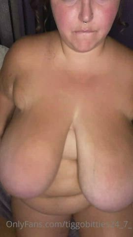 bbw big tits huge tits gif