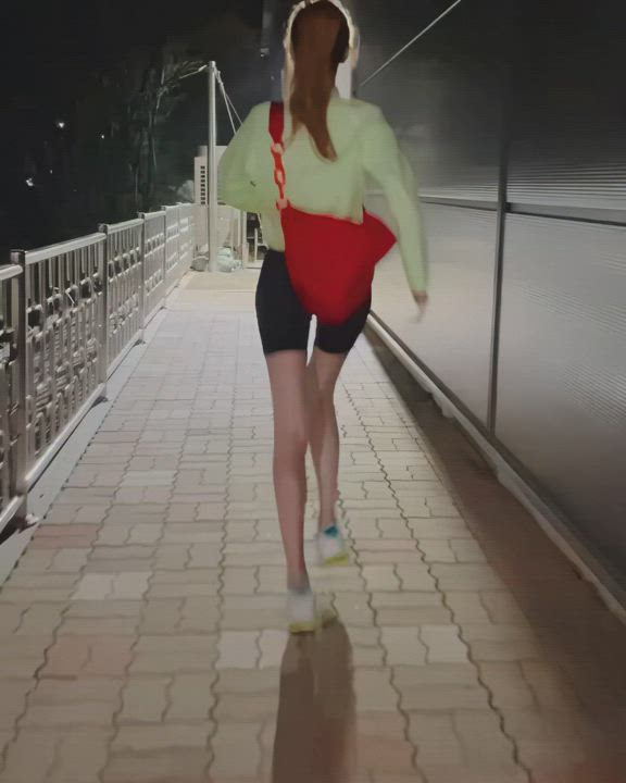 Korean Model Shorts gif
