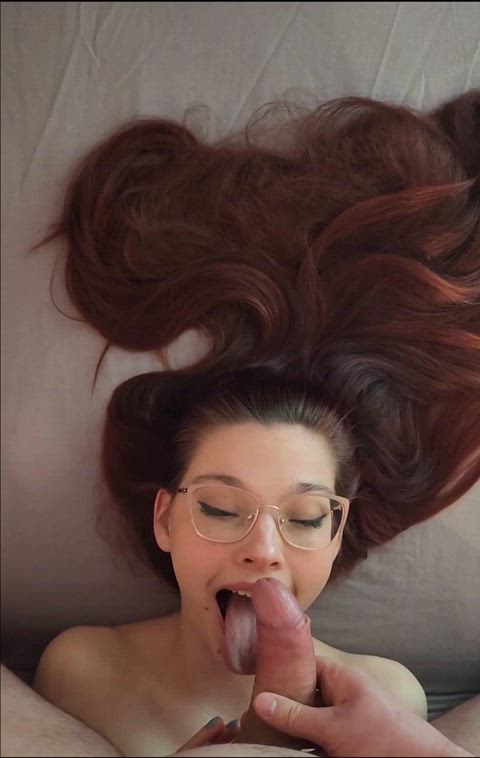 amateur cum cum in mouth cumshot homemade onlyfans redhead gif