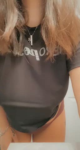 Big Tits Lactating Latina MILF gif