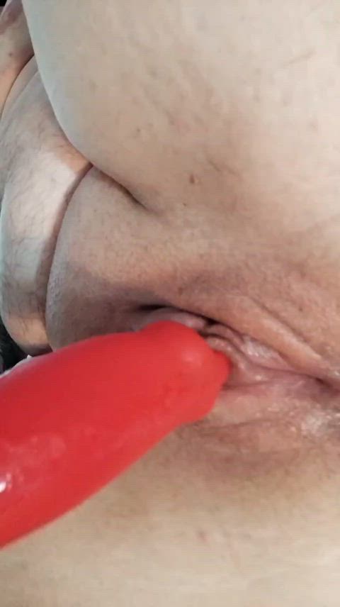 bad dragon big clit ftm knot moaning shaved pussy pumped pussy gif