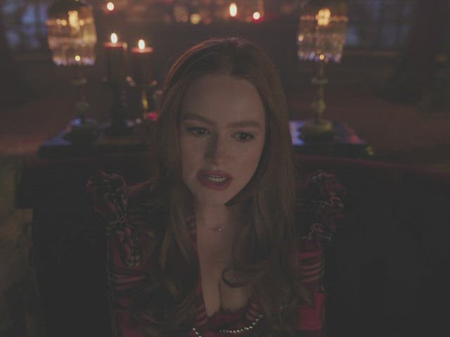 Cleavage Clothed Madelaine Petsch gif