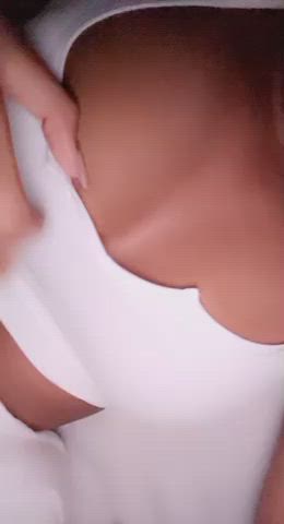 Bouncing Tits Ebony Natural Tits Nipples Nude Tits Titty Drop gif