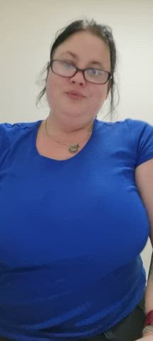 Second shift in my new job! here's my Boobs 😂