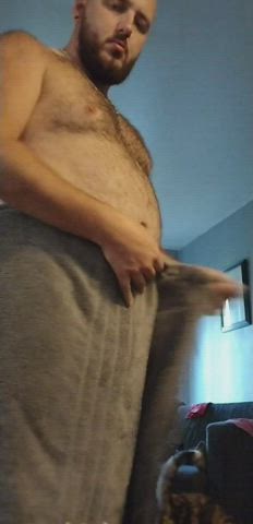 big balls bisexual male dom solo gif