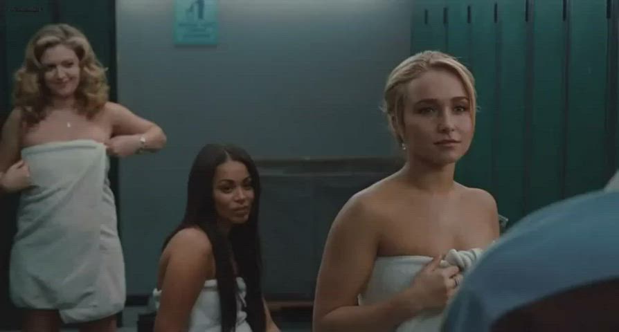 Hayden Panettiere in the Locker Room