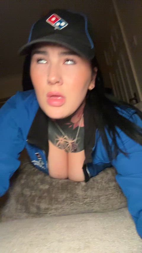 Doggystyle with the delivery girl