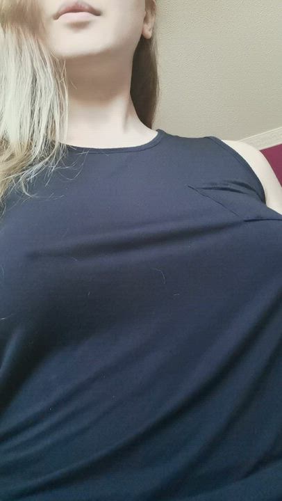 Doing a drop of my natural tits for you