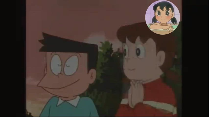 Suneo designs a sexy dress for Shizuka!