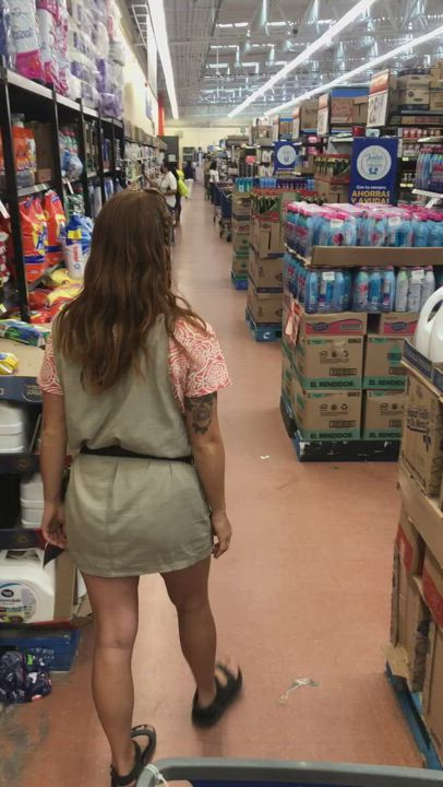 i showed my ass in supermarket