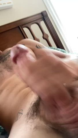 bwc cumshot jerk off masturbating solo gif