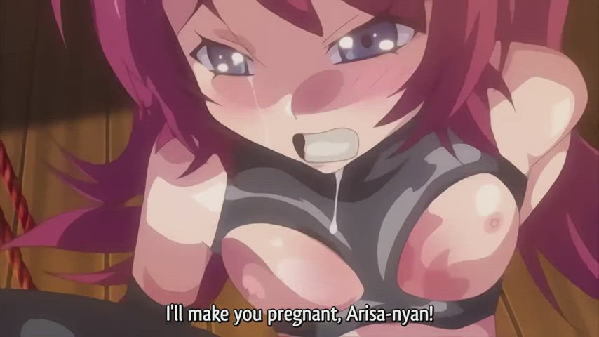 ahegao animation anime catsuit cumshot hentai latex pov teen gif