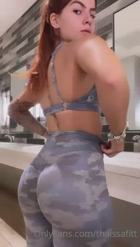 Bubble Butt Girls Gym gif