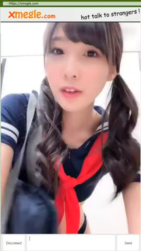 asian camgirl cosplay japanese webcam gif