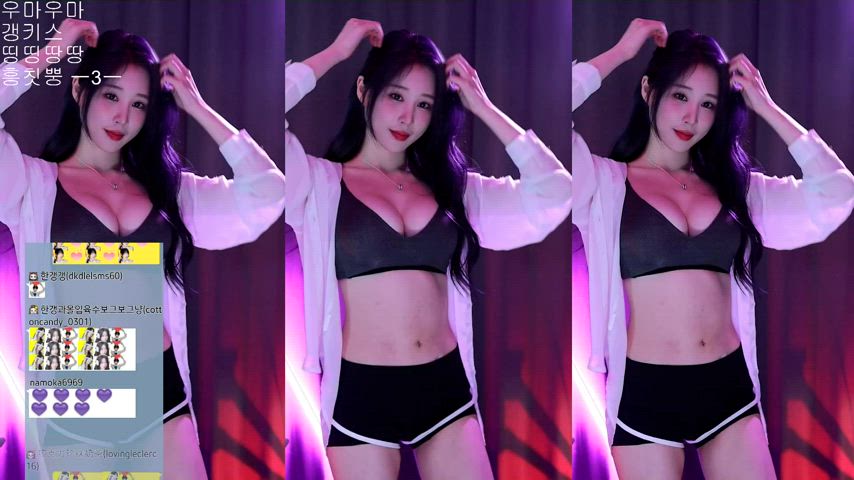 asian big tits dancing korean gif