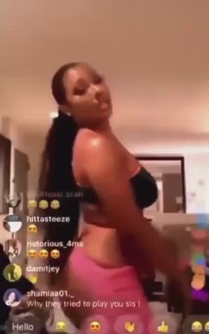 ass big ass booty ebony megan thee stallion gif