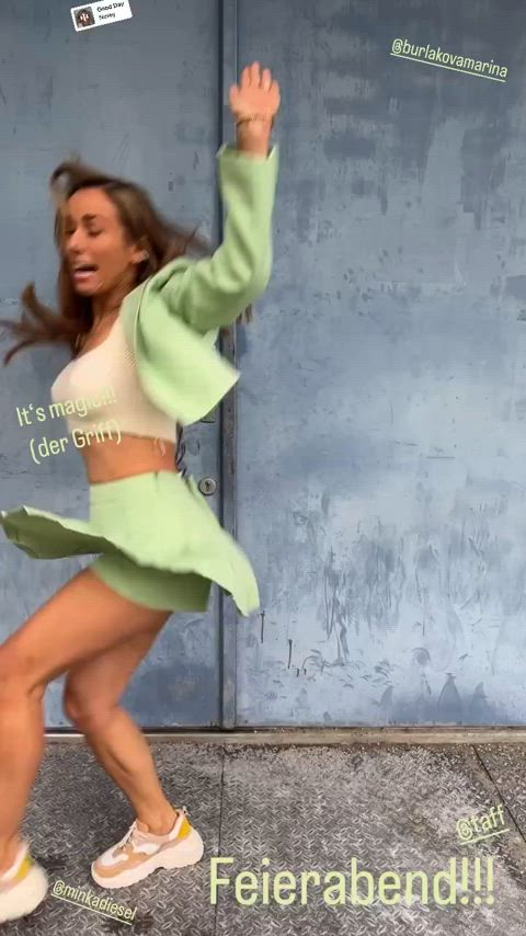 celebrity clothed skirt gif